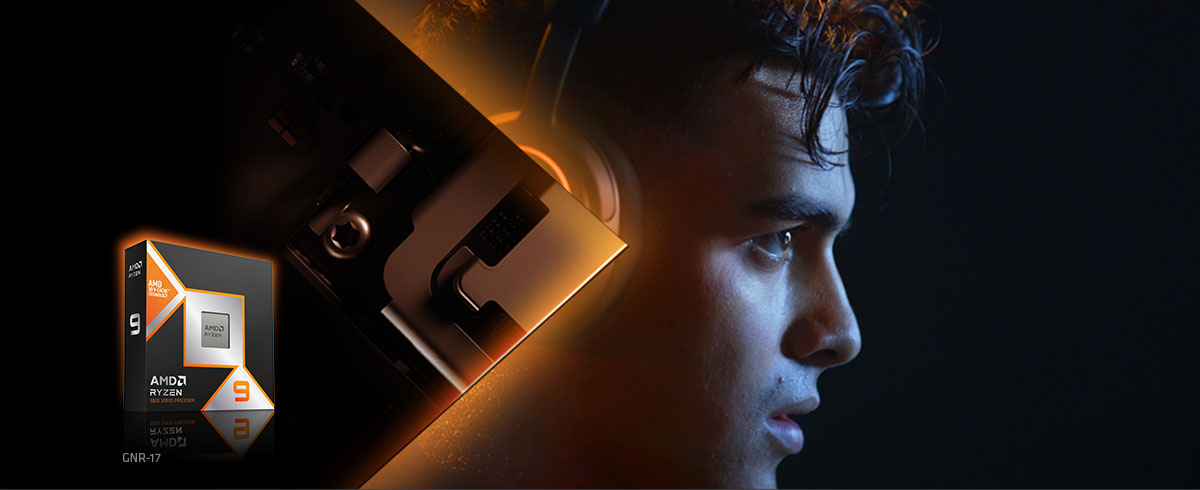 AMD Ryzen 9 9950X3D AM5 Desktop Processor (5.7 GHz / 16 Cores /  32 Threads)